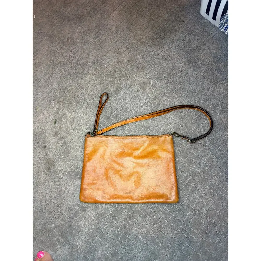 Pratesi Firenze Leather Studded Wristlet